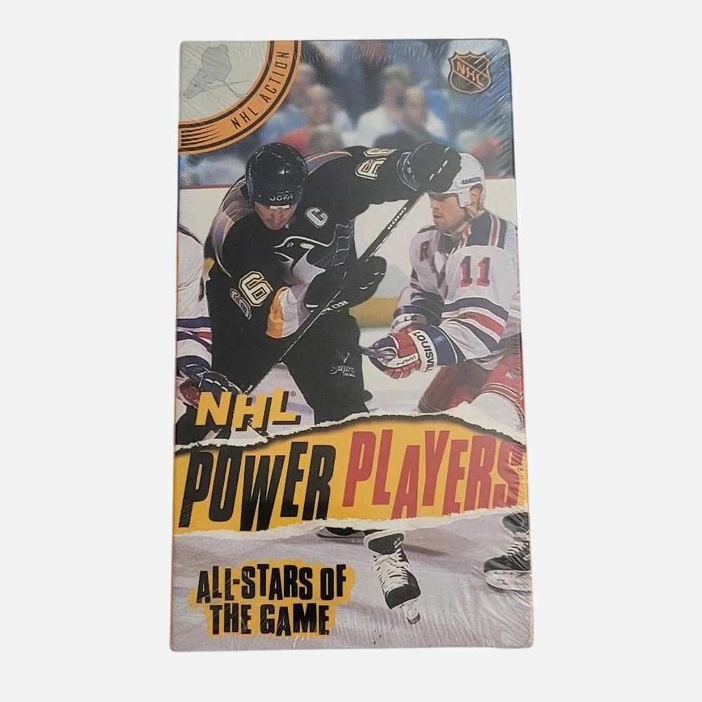 NHL Power Players VHS Tape Sealed but Pre Owned and New Condition